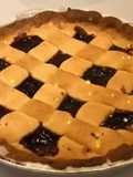 Crostata con marmellata di more