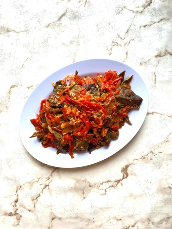 Langkah Gampang Membuat Resep Dendeng Paru Balado Merah yang Uenak Anti Ribet, Mantap