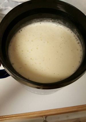A picture of Ashlee's Superb Banana Milkshake.