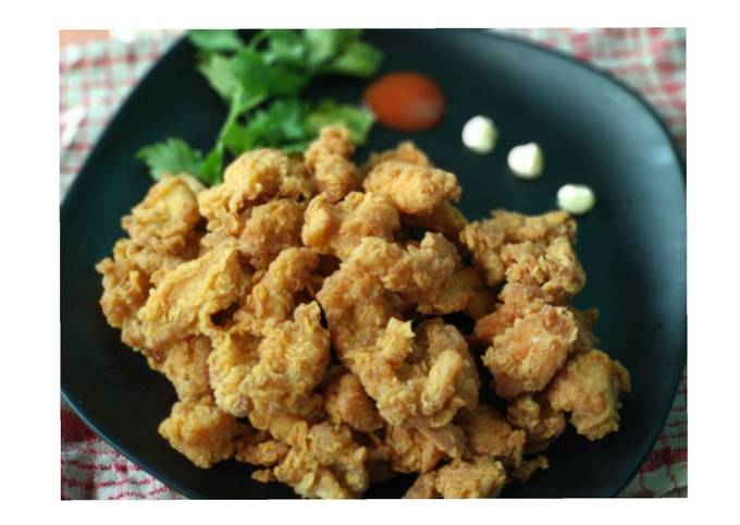 Resep Ayam Krispi Simple Oleh Spatula Kayu Cookpad