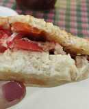 Bondiola desmechada en sándwich con pan de yogur 🥪🍖