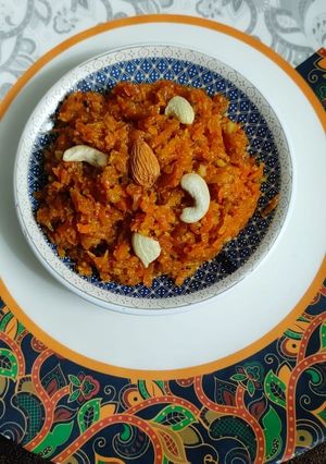 A picture of Gajar Ka Halwa.