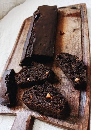 Una foto de Budín de algarroba🌰