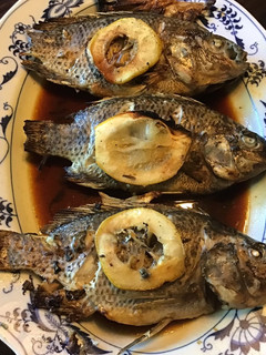 A picture of California Farm Barbecued Whole Fish.