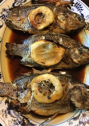 A picture of California Farm Barbecued Whole Fish.