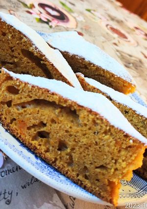 Sütőtökös kevert süti recept fotója