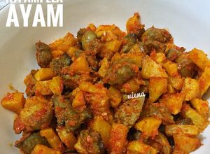 Foto resep Balado Kentang ati ampela ayam