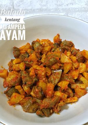 Foto resep Balado Kentang ati ampela ayam