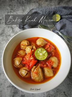 Foto resep Bakso Kuah Mercon