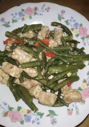 Foto resep 5. Cah kacang panjang / tumis kacang panjang