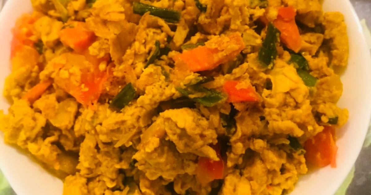 Egg bhurji with vegetables Recipe by Ruchika Anand Cookpad