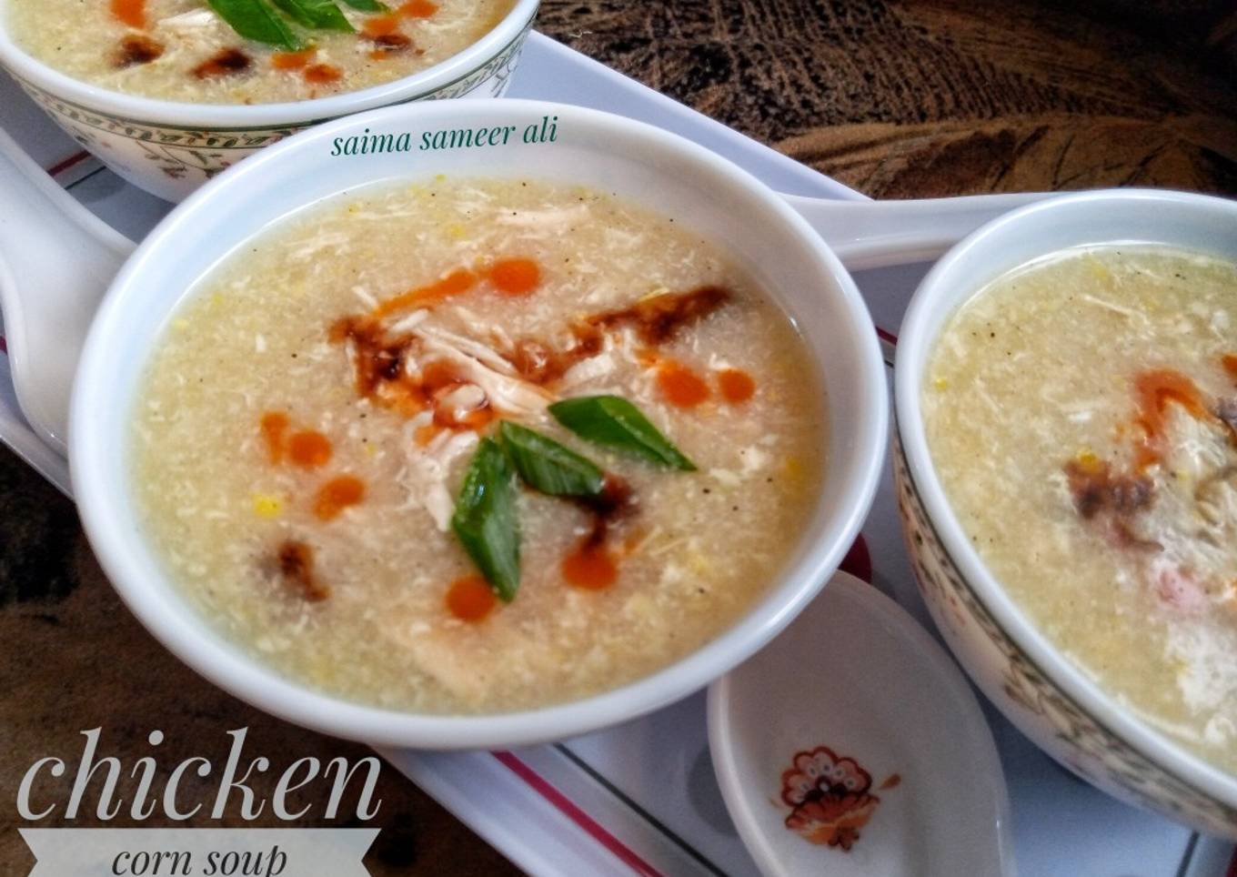 Chicken corn soup