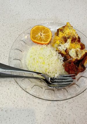 عکسی از دستور املت قارچ و کدو