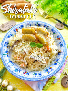 Foto resep Shirataki ala Carbonara