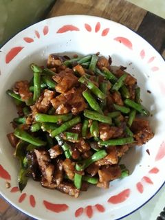 Foto resep Oseng tempe kacang panjang