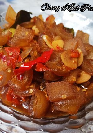 Foto resep Oseng kikil Pedas