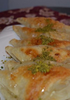 صورة لوصفة وربات بالقشطة