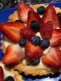 Tartas mini de arándanos y frutillas