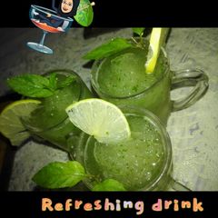 Refreshing mint lemonade A picture of Refreshing mint lemonade.