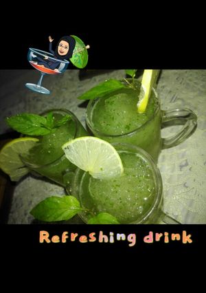 A picture of Refreshing mint lemonade.