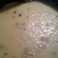 A picture of Mothers Day cheese grits.