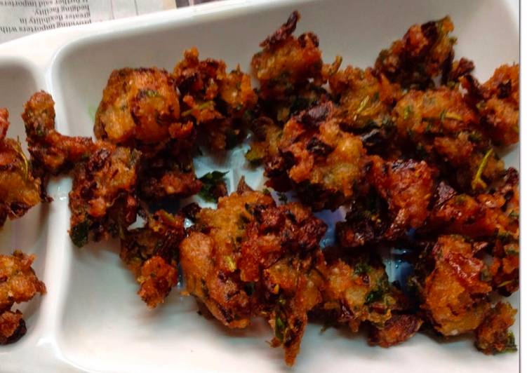 Recipe of Speedy Leftover rice pakoda