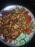 Fried chicken breast