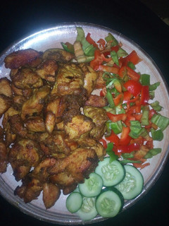 A picture of Fried chicken breast.