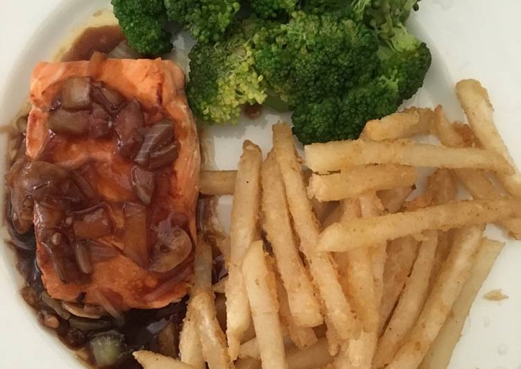 Resep Salmon panggang saus teriyaki, Menggugah Selera