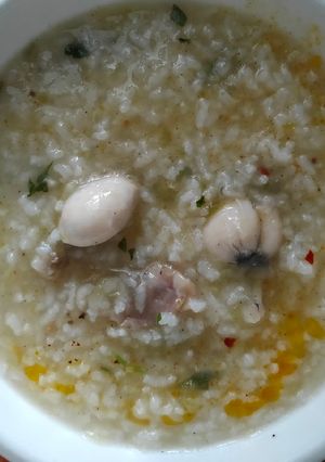 Hình của món Cháo ếch bí đao.