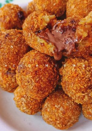 Foto resep Bola bola pisang coklat