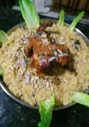 صورة لوصفة دجاج تركي مع رز