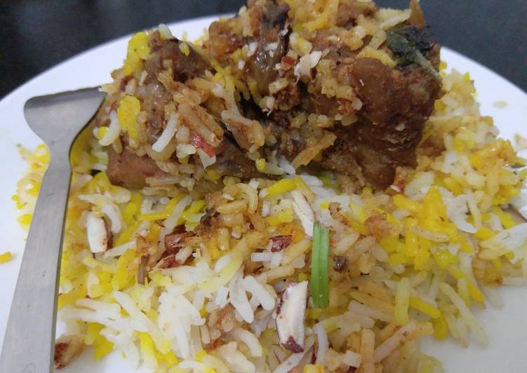 Recipe of Super Quick Homemade Mandi Mutton (goat meat) Rice