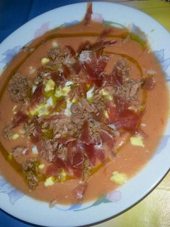 Una foto de Salmorejo