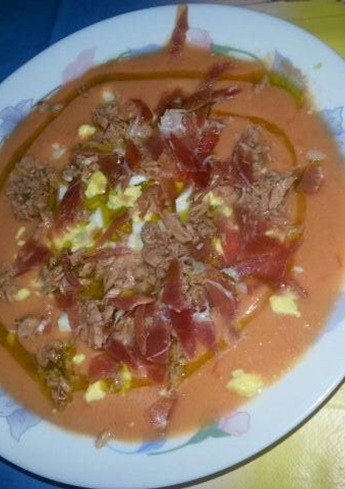 Una foto de Salmorejo