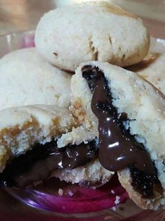 Foto resep Biskuit isi lumer coklat