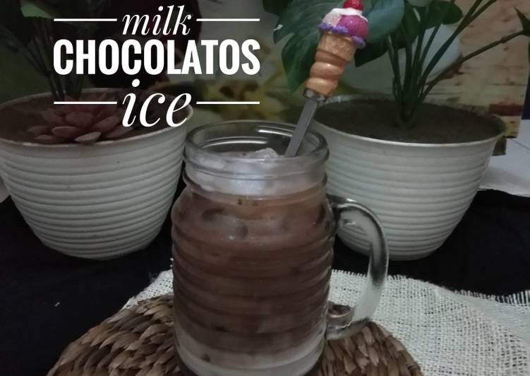 Langkah Mudah untuk Membuat Milk chocolatos ice Anti Gagal