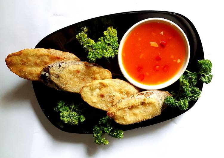 Terong crispy saus thai