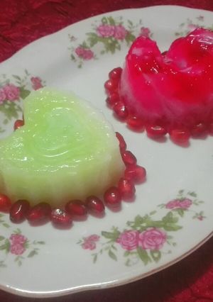 عکسی از دستور ژله با شیر