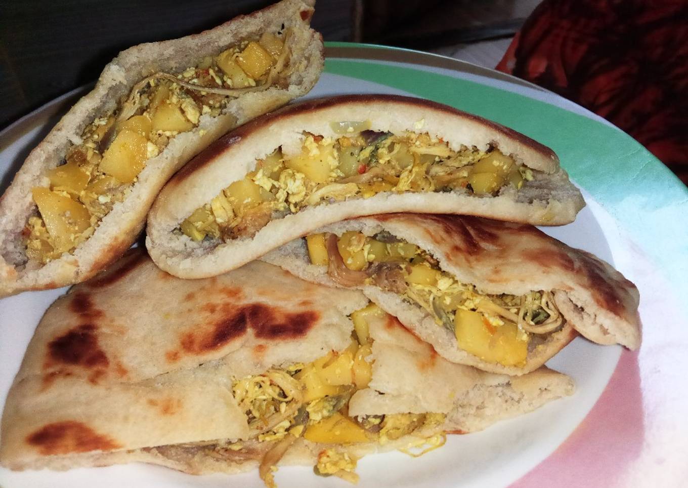 Potato pita pockets 😋