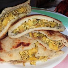 A picture of Potato pita pockets 😋.