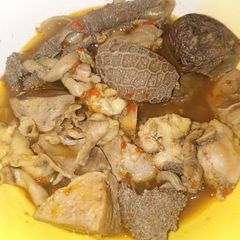 A picture of Offal's pepper soup.