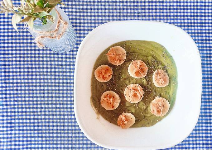 Resep Banana Green Smoothies with Peanut Butter Anti Gagal