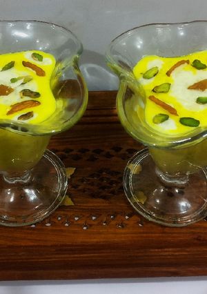A picture of Colourful kheer.
