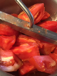 A picture of California Farm Annual Tomato Harvest.