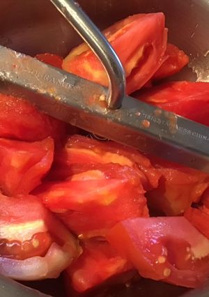 A picture of California Farm Annual Tomato Harvest.