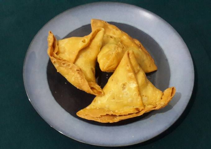 طرز تهیه سمبوسه سیب زمینی هندی (aloo samosa) ساده و خوشمزه توسط my ...