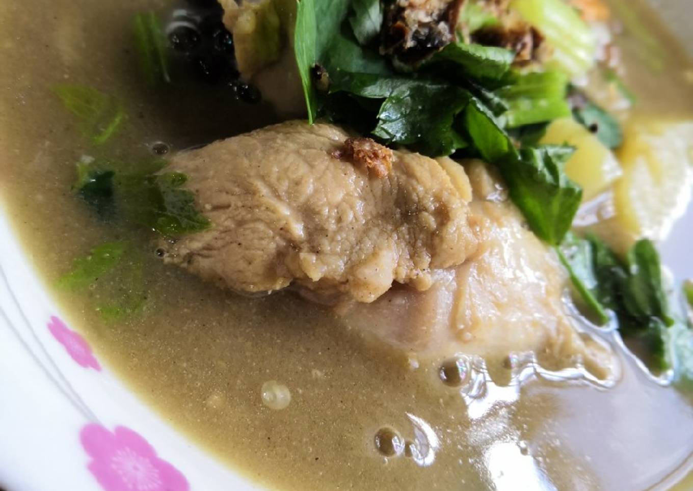 sup ayam kental