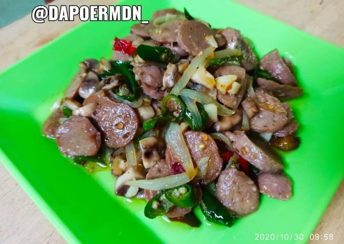 Mudah Banget Membuat Resep OSENG – OSENG BAKSO WITH CHAMPIGNON