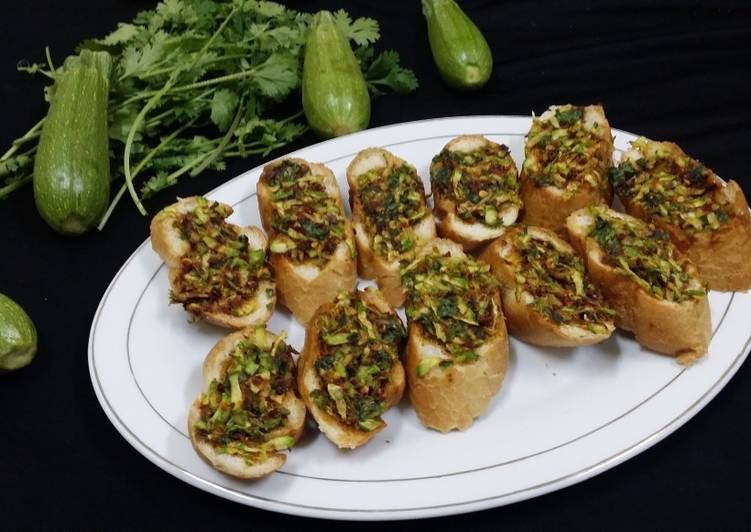 Simple Way to Make Award-winning Zucchini Garlic Bread